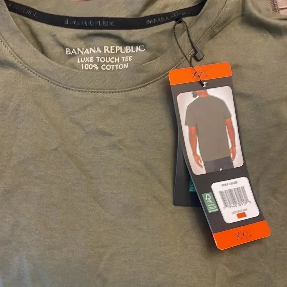 Banana Republic Men's Luxury Performance Crew Neck Short Sleeve T-Shirt Size XXL